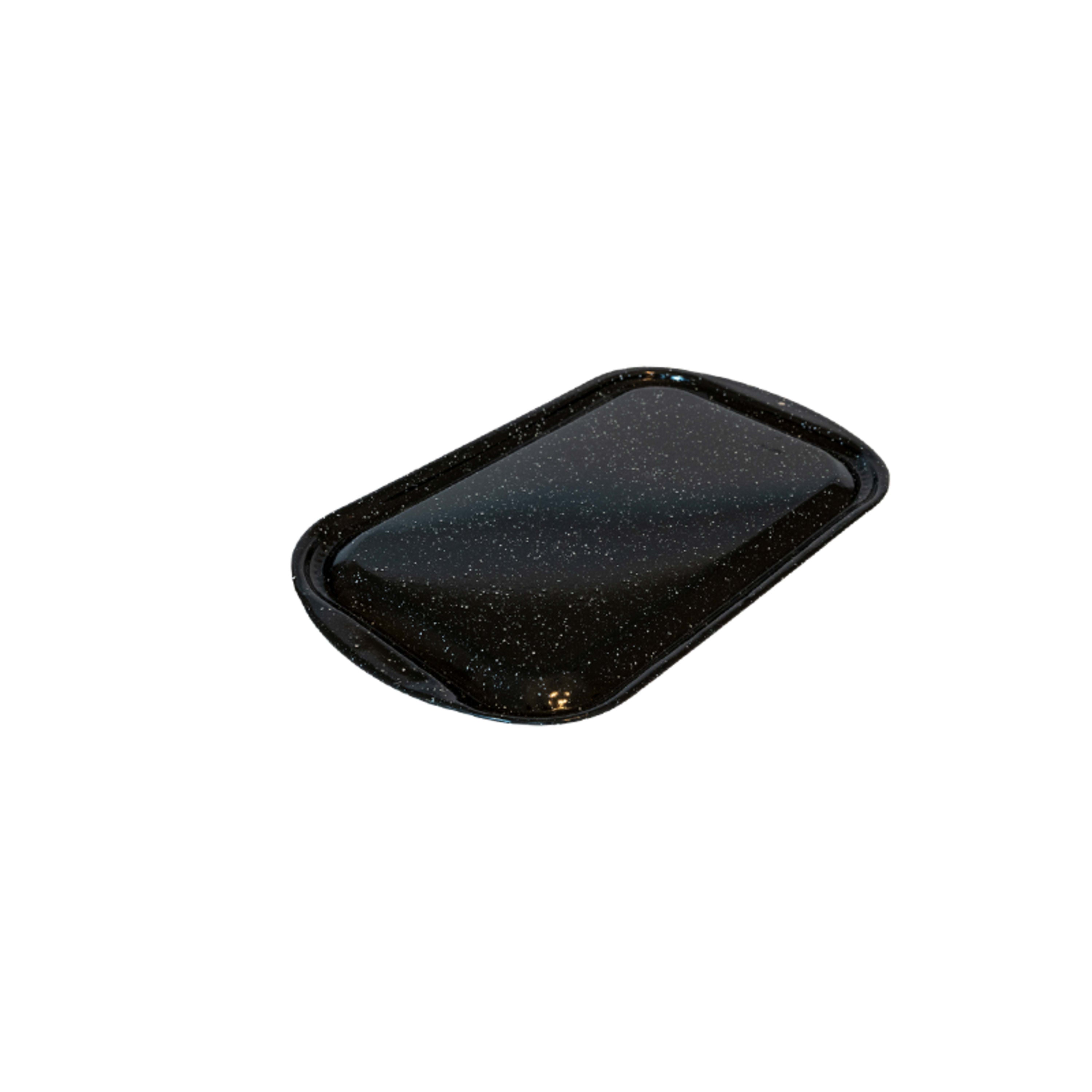 Urban Style Enamelware Baking Dish Lid to Fit 36cm - Black Speckle