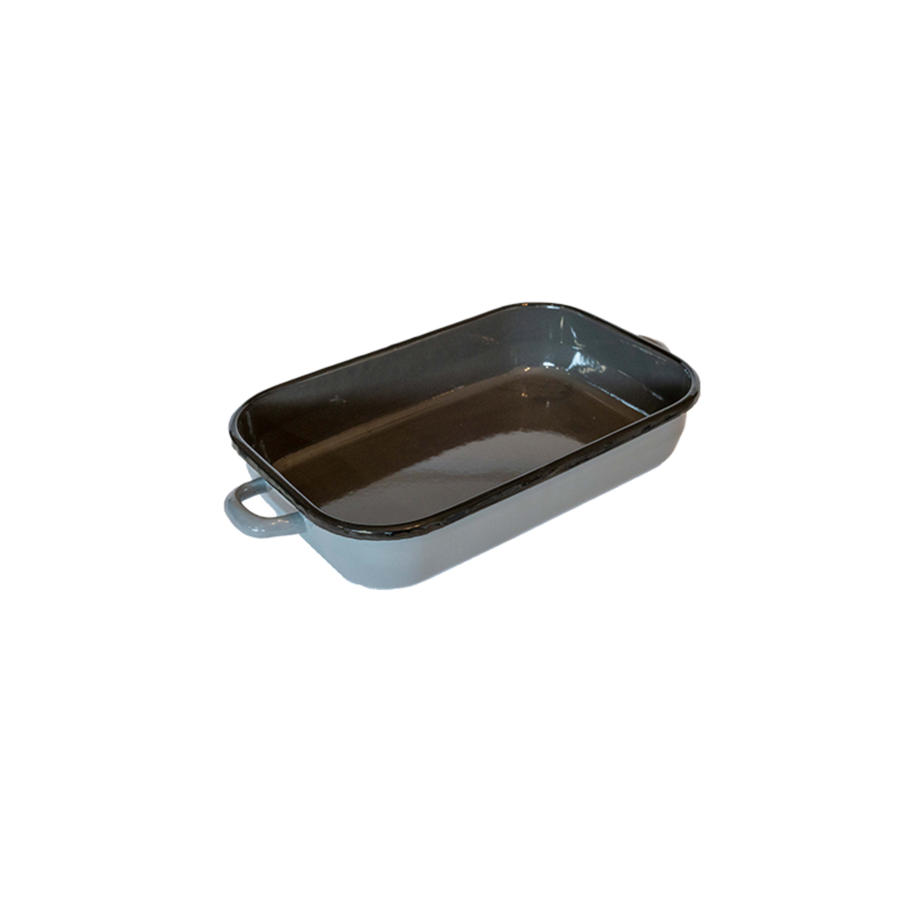 Urban Style Enamelware Induction Baking Dish 36x7.2cm 4.8L - Grey