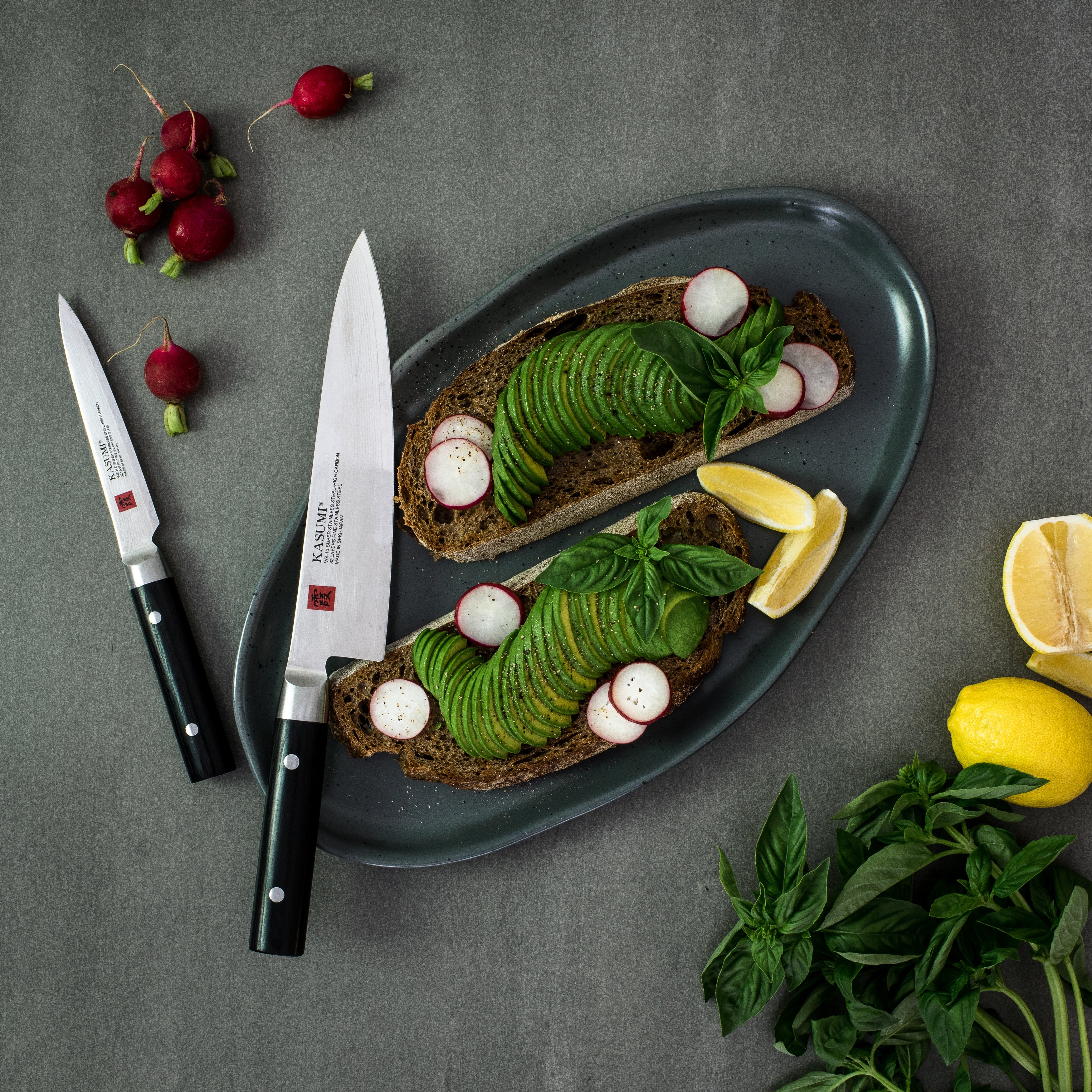 Kasumi Damascus 2 Piece Chef’s Knife Set