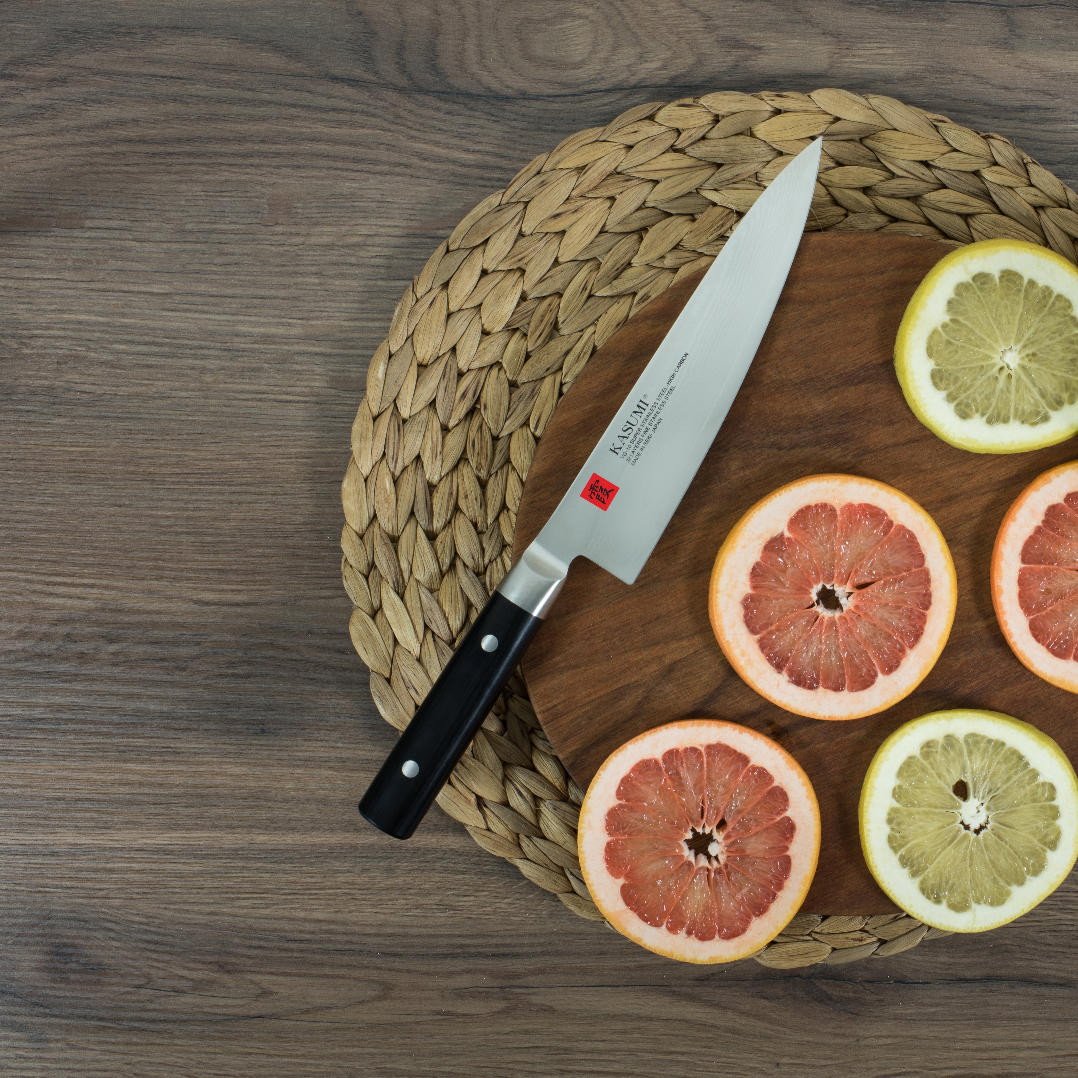 Kasumi Japanese Damascus Chef’s Knife 24cm
