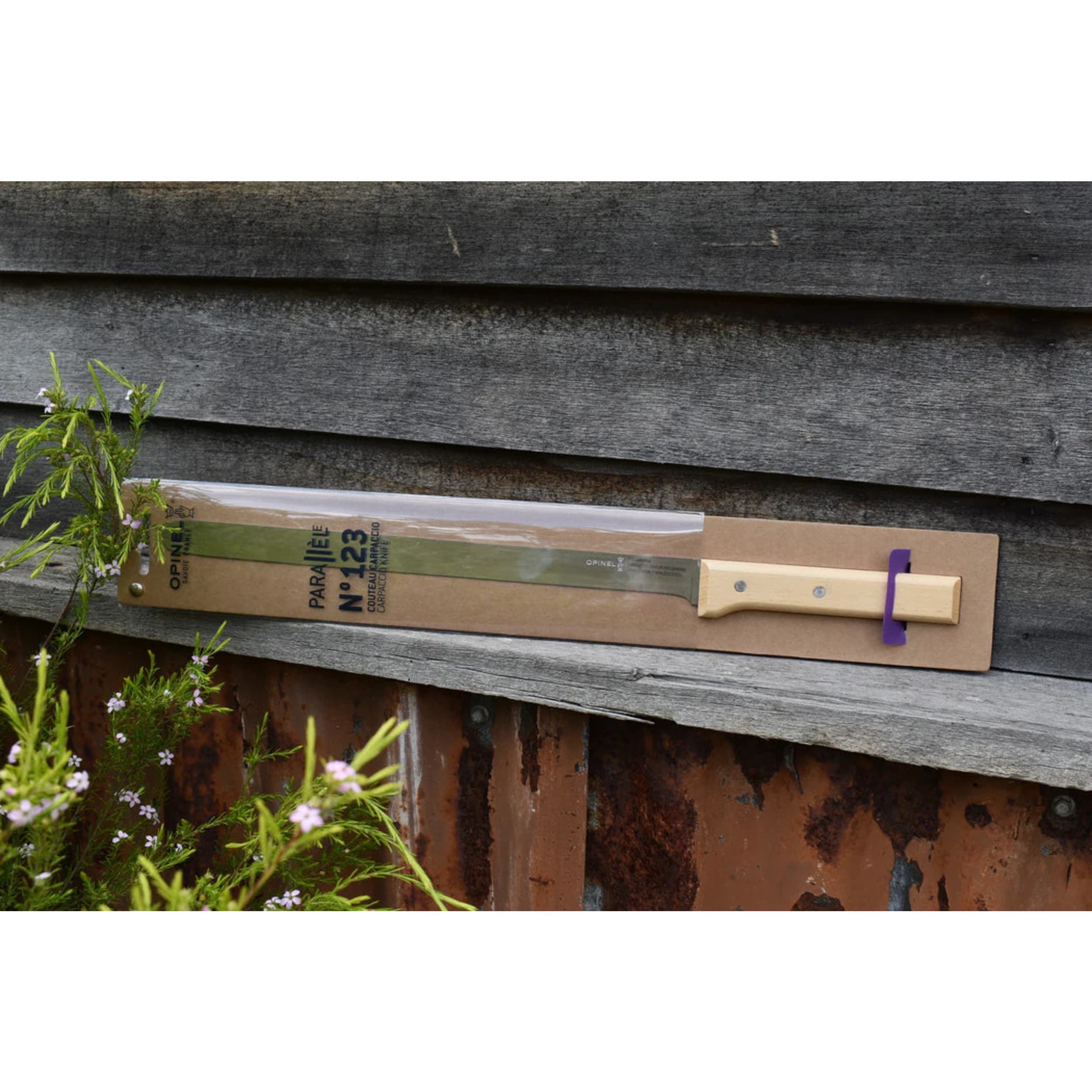 Opinel Parallèle No.123 Carpaccio Knife Beech