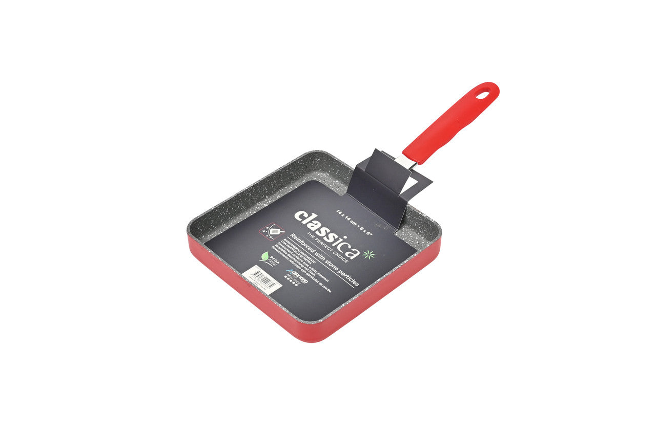 Classica Mini Grill Pan 14cm - Red