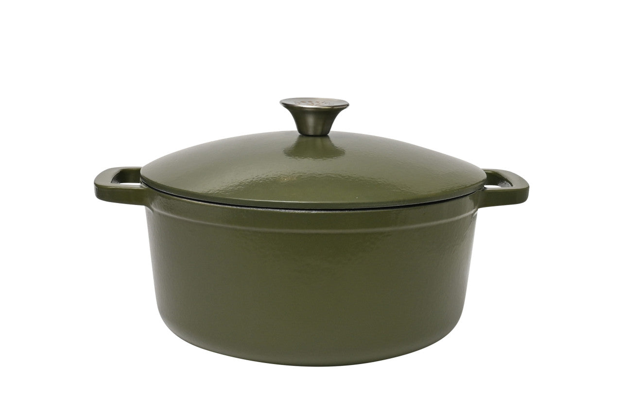 Classica Cast Iron Dutch Oven 26cm - Olive Green