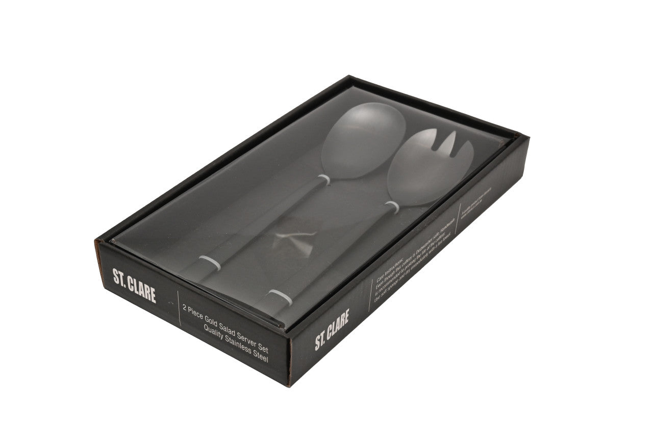St. Clare Nordic Salad Server Set - Black