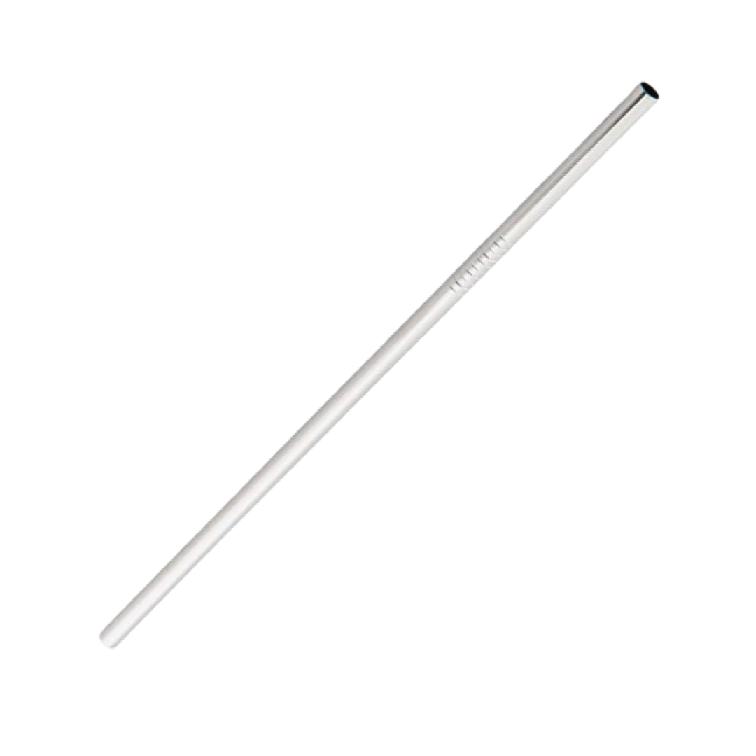 D-Still Reusable Stainless Steel Straws 15x6mm Pack of 12