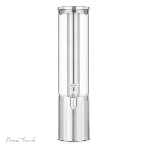 Final Touch Stainless Steel & Glass Beverage Dispenser - 3 Litre
