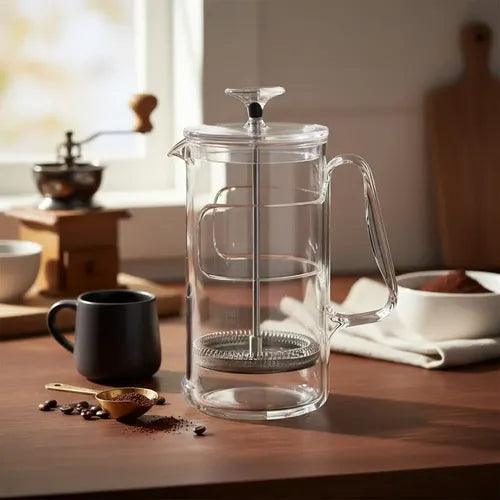 Guzzini Multishaker 8 Cup Coffee Plunger (1L) - Black