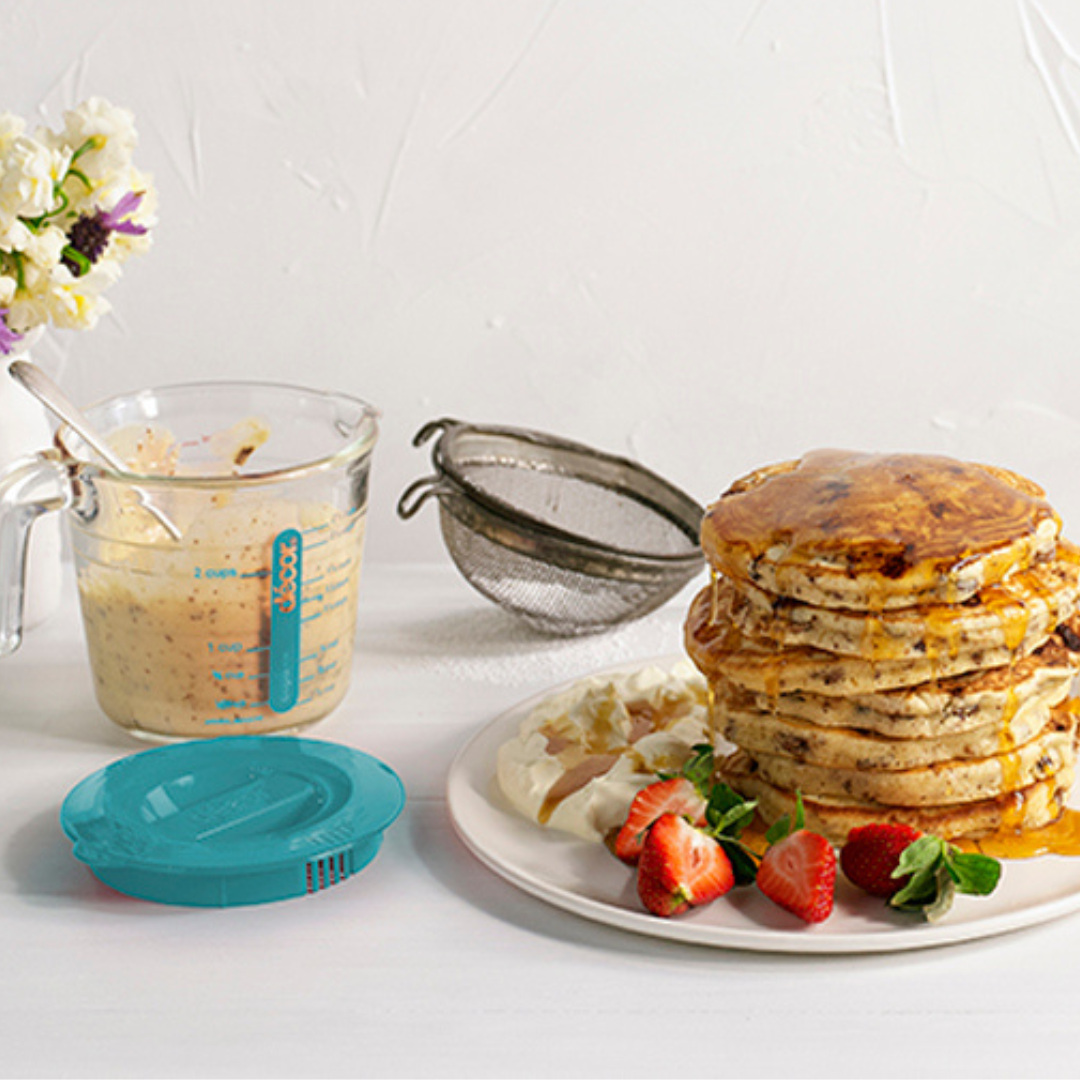 Decor Cook Glass Measuring Jug with Lid - 650ml