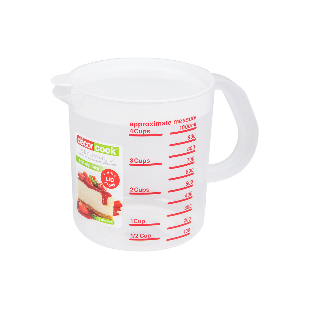Decor Cook Measuring Jug with Lid - 1L
