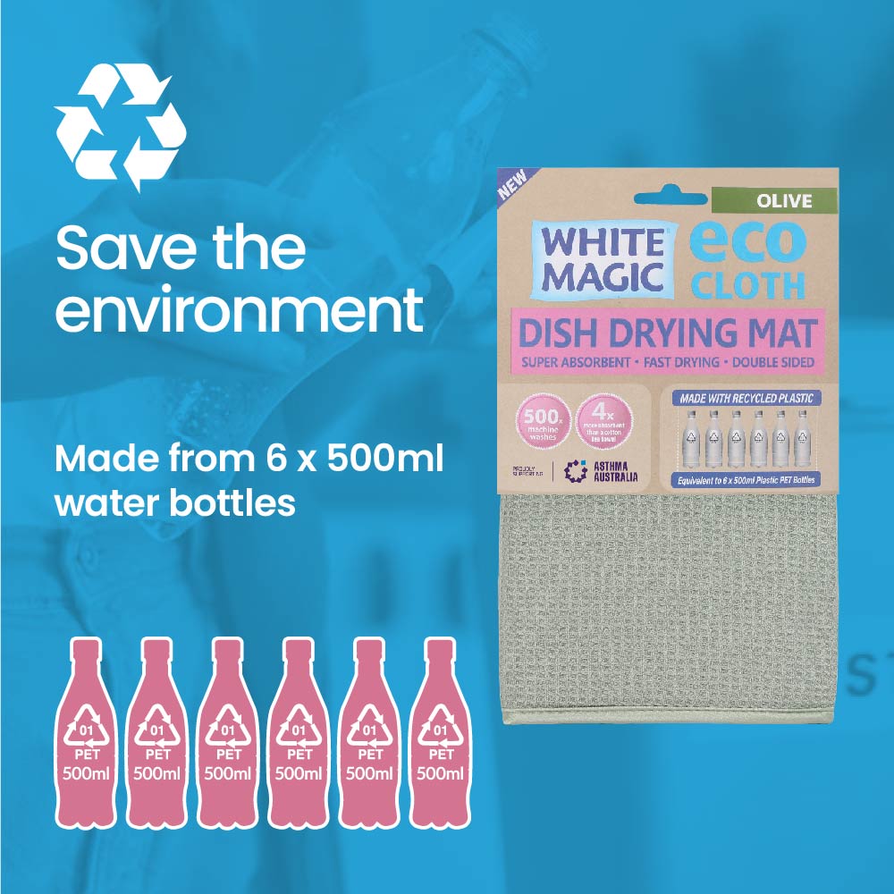 Eco Cloth Dish Drying Mat