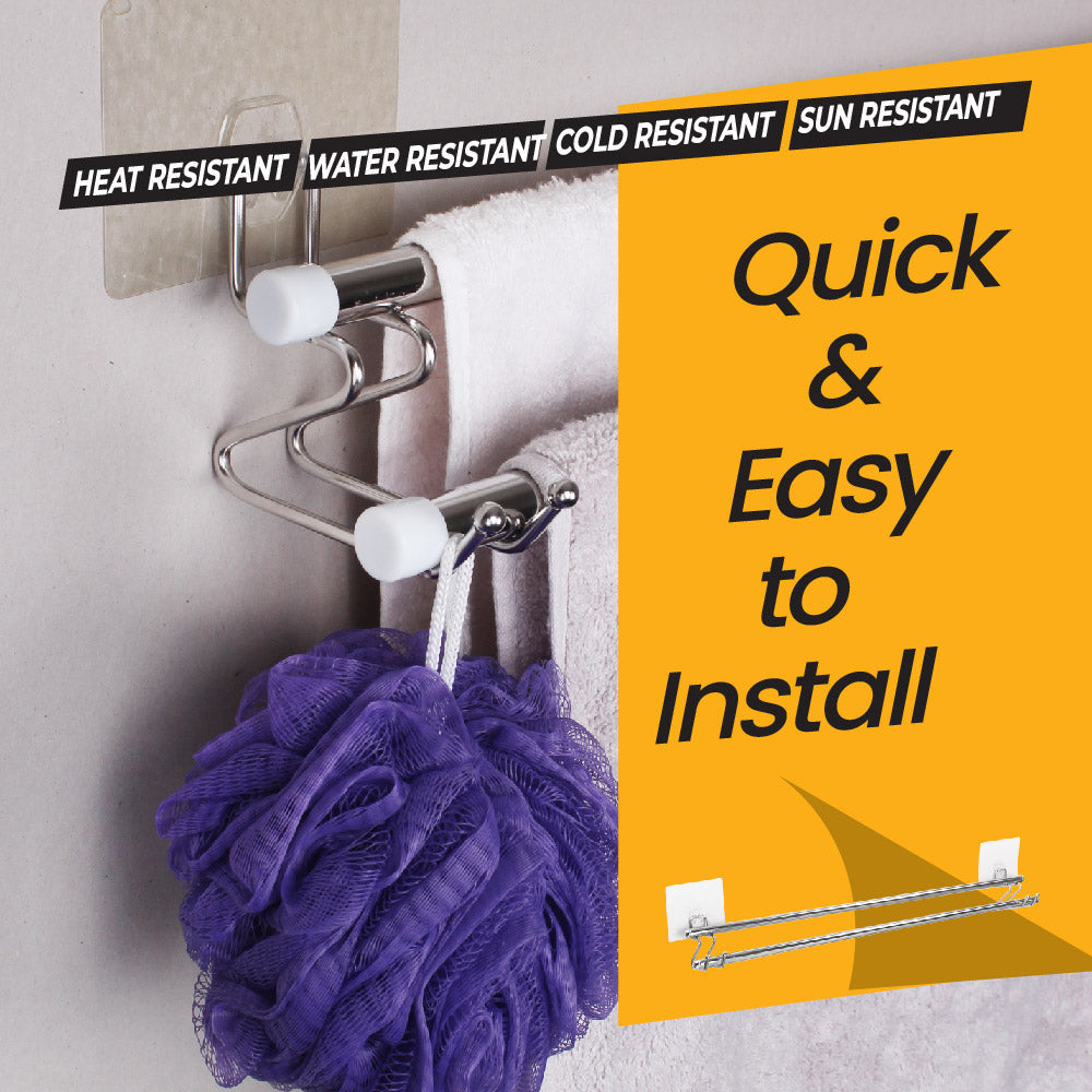 i-hook Double Towel Rail 70cm