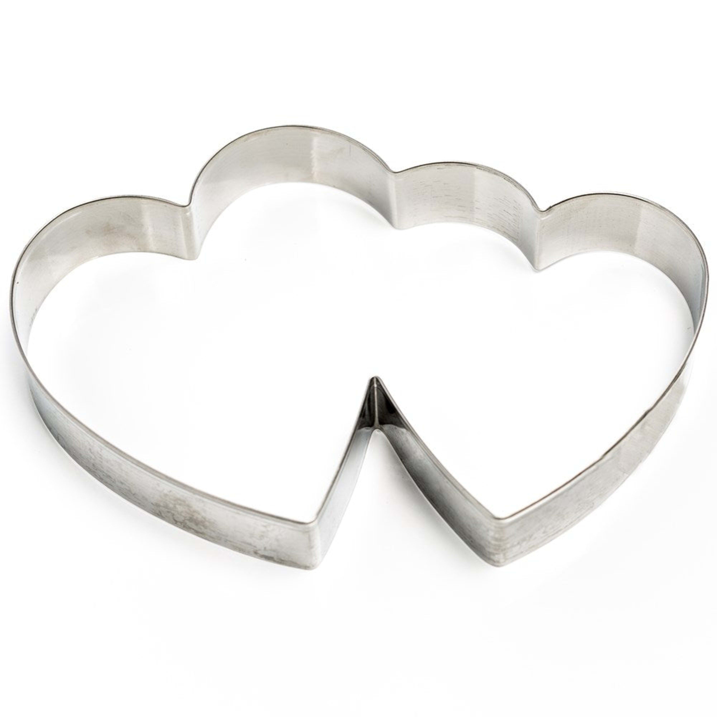 Sweet Themes Double Heart Cookie Cutter