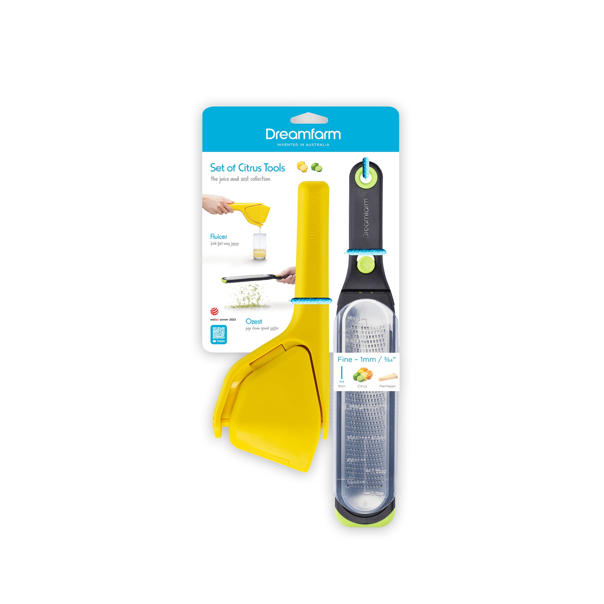 Dreamfarm Set of Citrus Tools - Lemon & Zest