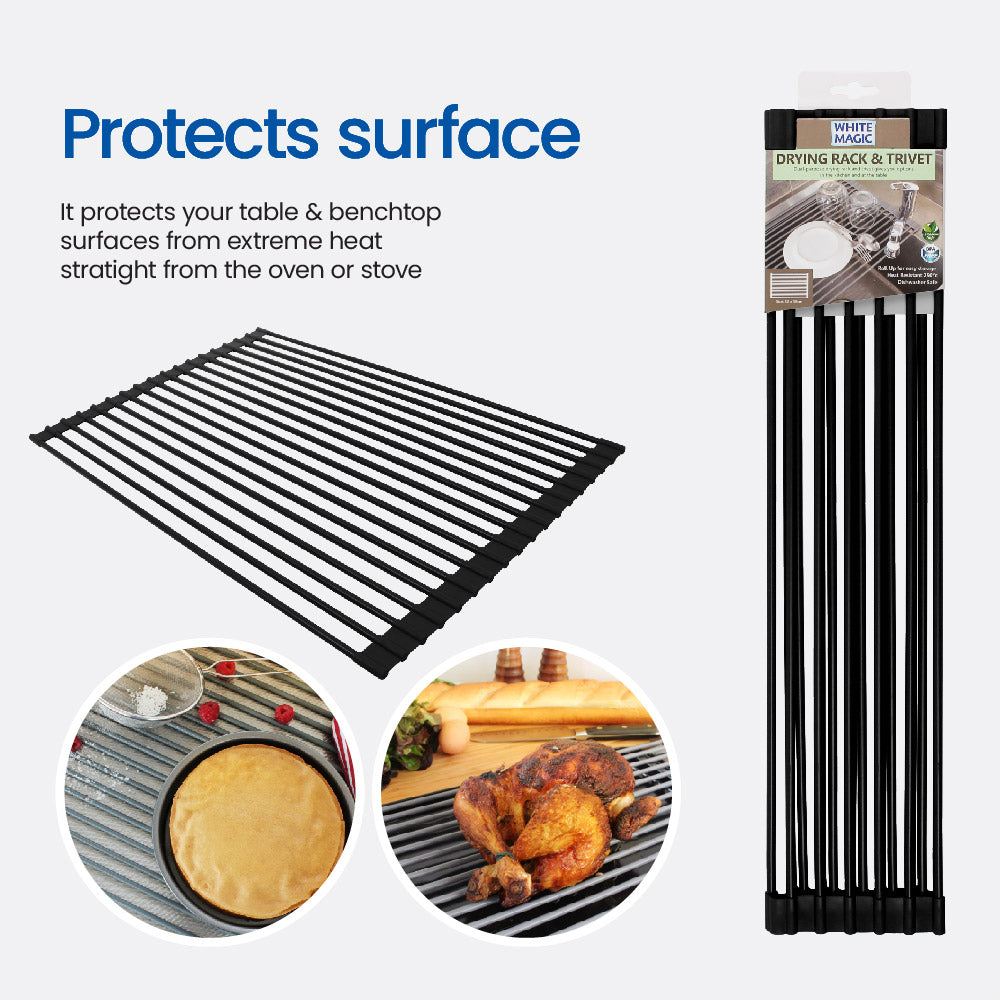 White Magic Drying Rack and Trivet