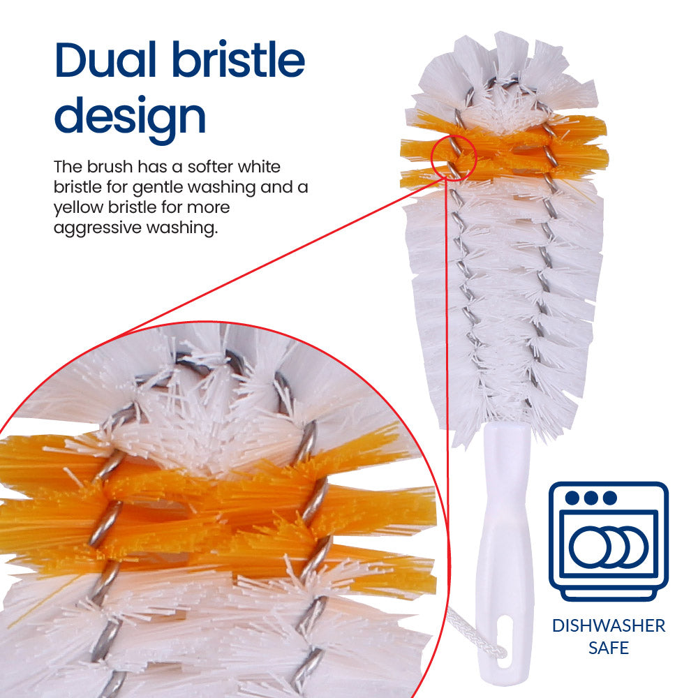 Dual Bristle Vegetable & Fruit Washing Brush