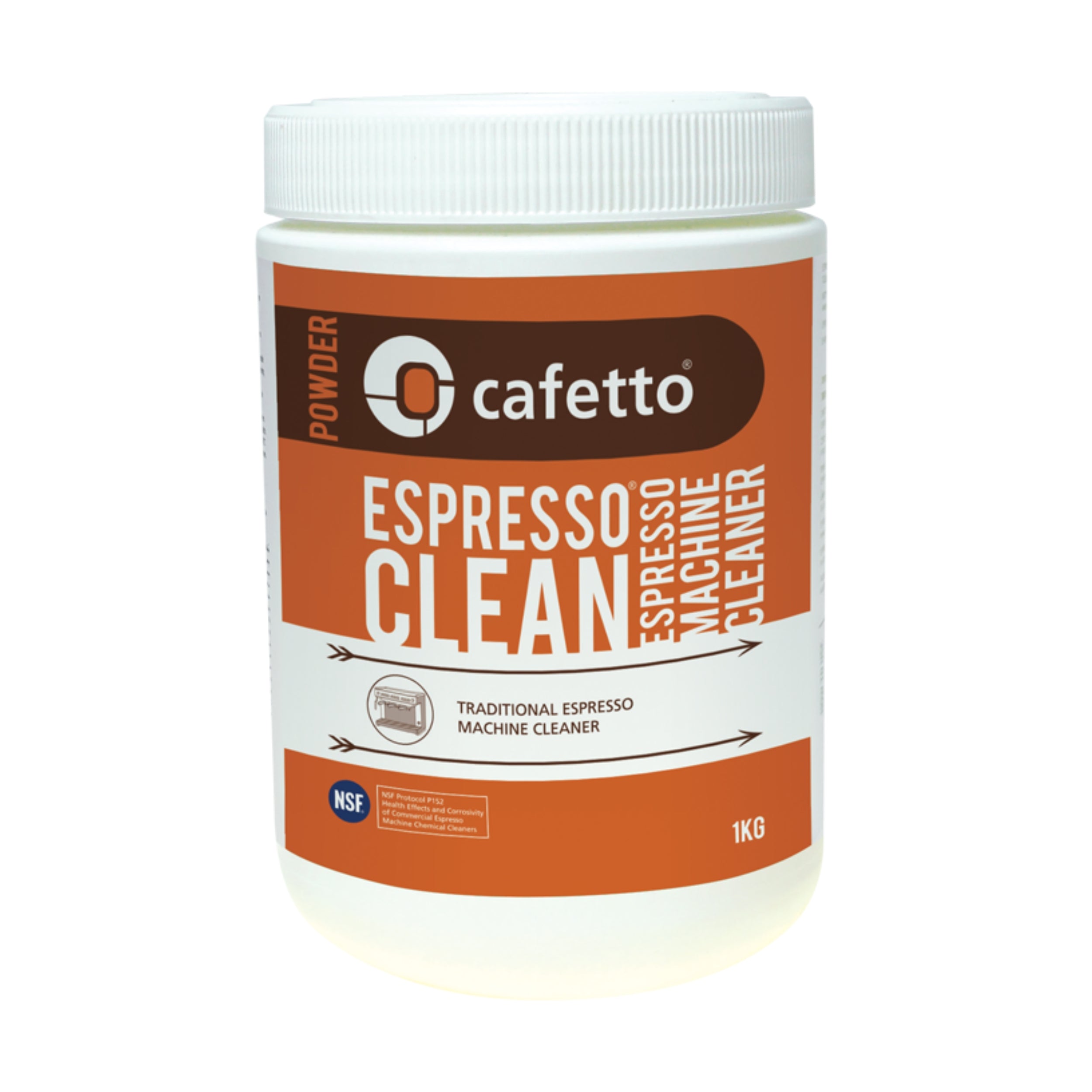 Cafetto Espresso Clean Espresso Machine Cleaning Powder 1kg