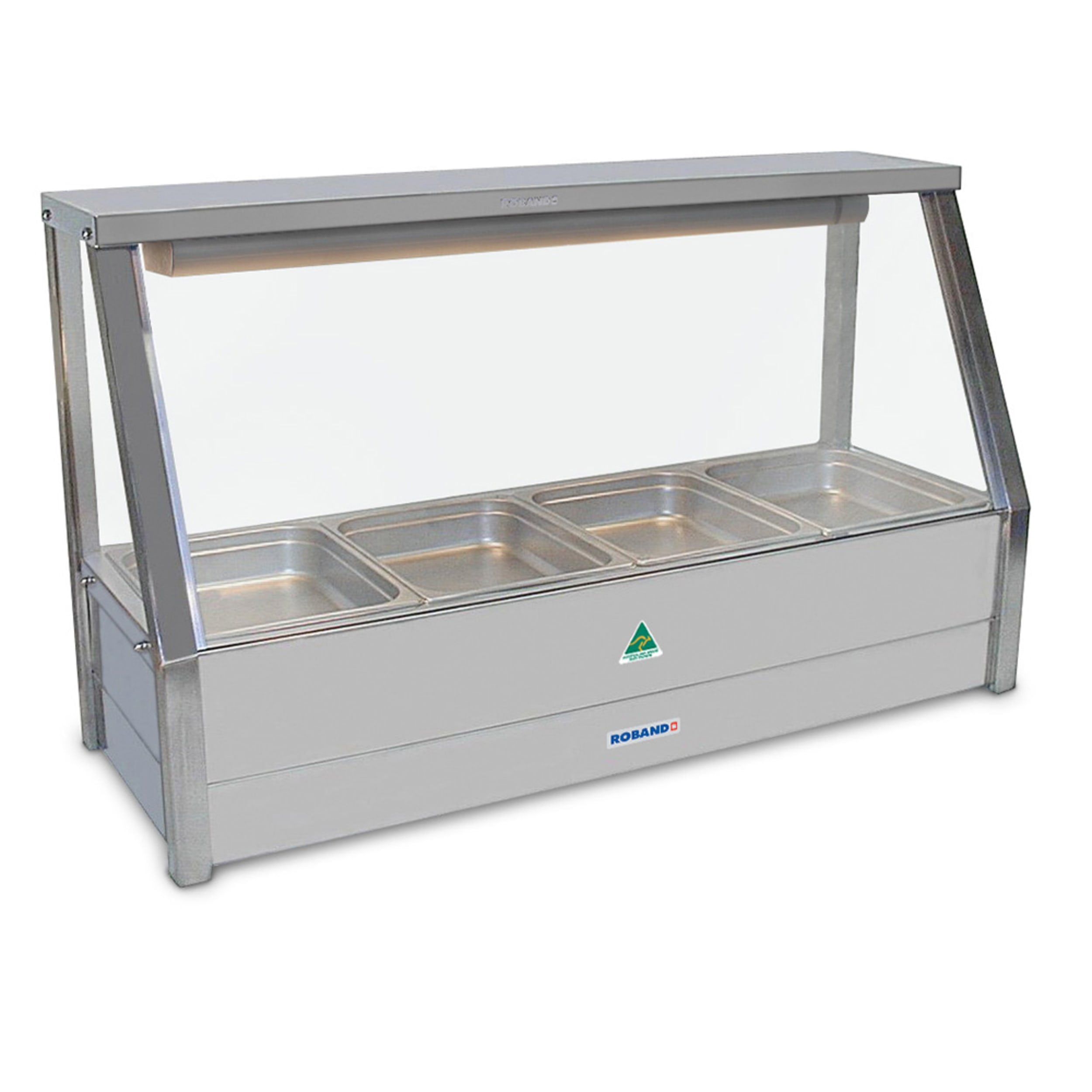 Roband Commercial Single Row Straight Glass Hot Foodbar E14RD