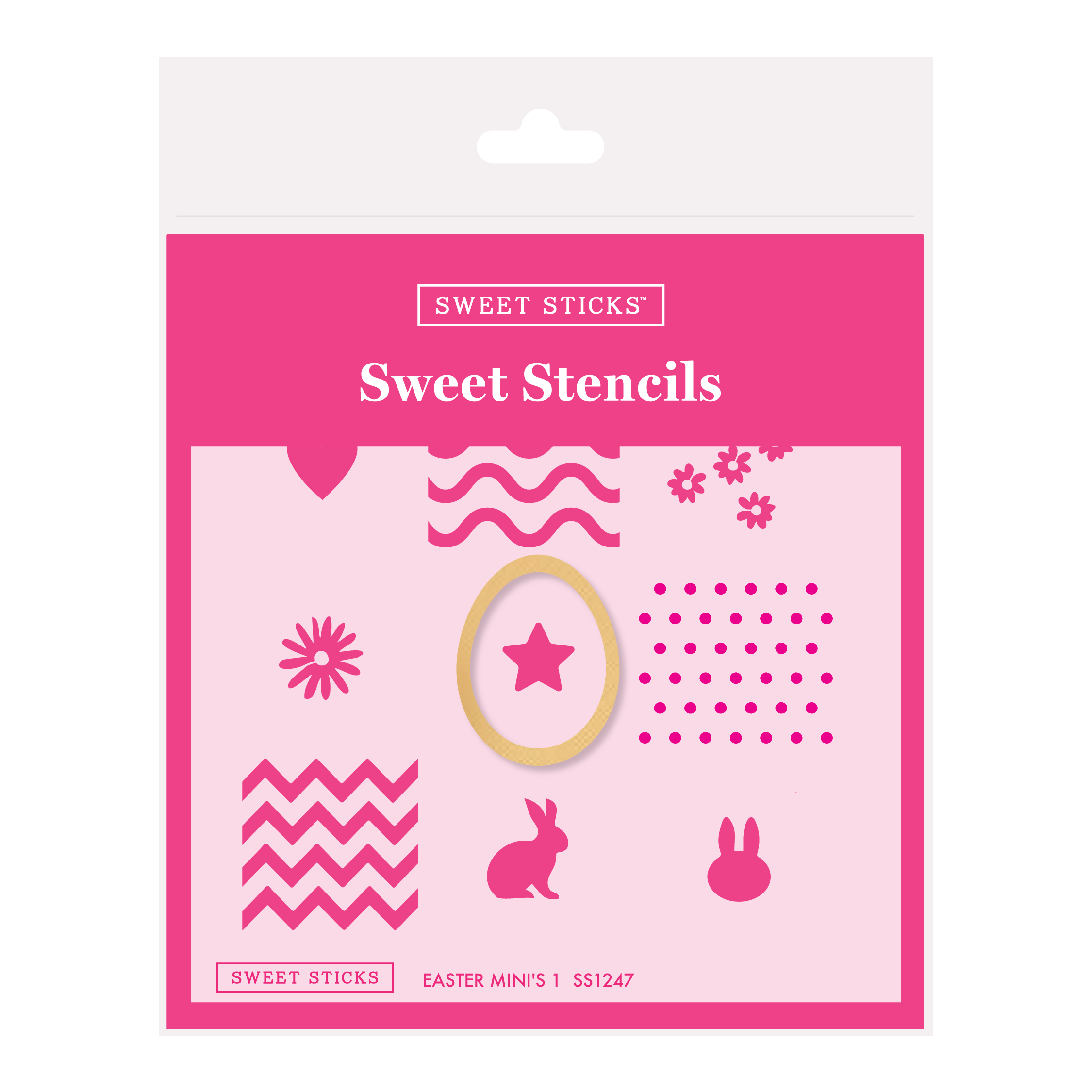 SWEET STICKS Sweet Stencils Easter Range - Mini's SS1247