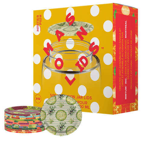 Mortier Pilon Mason Jar Lids - 12 Pack