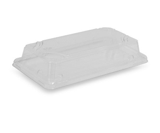 ecoware PET Lid for Sugarcane Sushi Tray Small (Carton of 600)