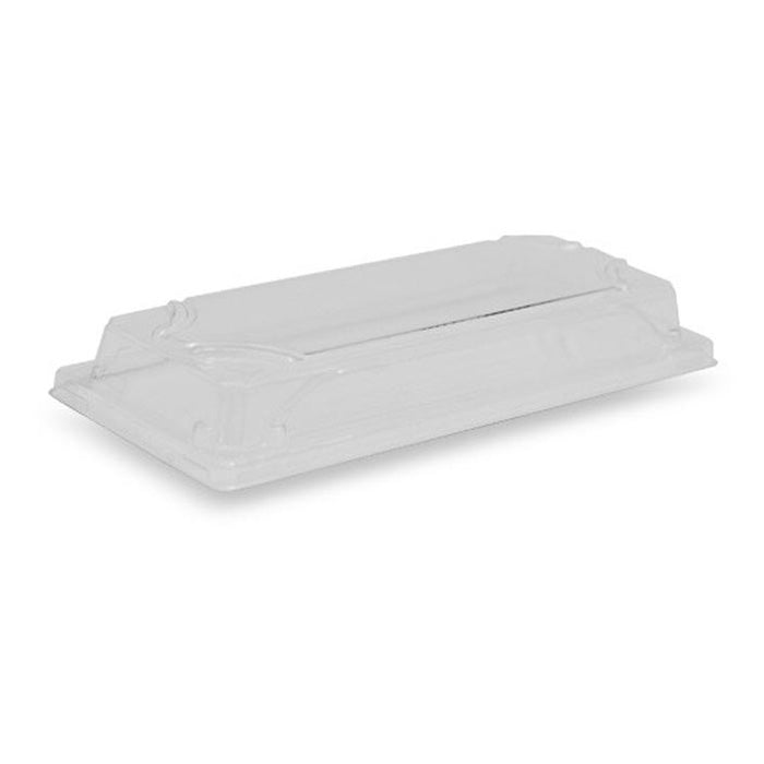ecoware PET Lid for Sugarcane Sushi Tray Long (Carton of 600)