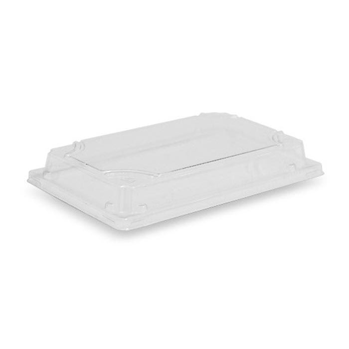 ecoware PET Lid for Sugarcane Sushi Tray Medium (Carton of 600)