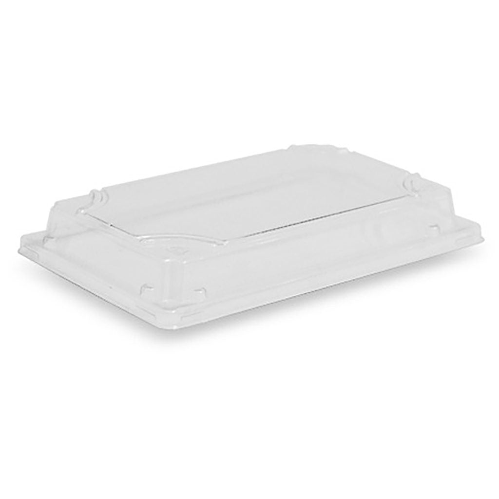 ecoware PET Lid for Sugarcane Sushi Tray Large (Carton of 600)