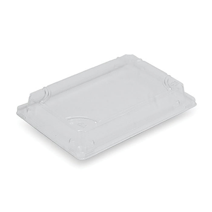 ecoware PET Lid for Sugarcane Sushi Tray 2X-Large (Carton of 300)