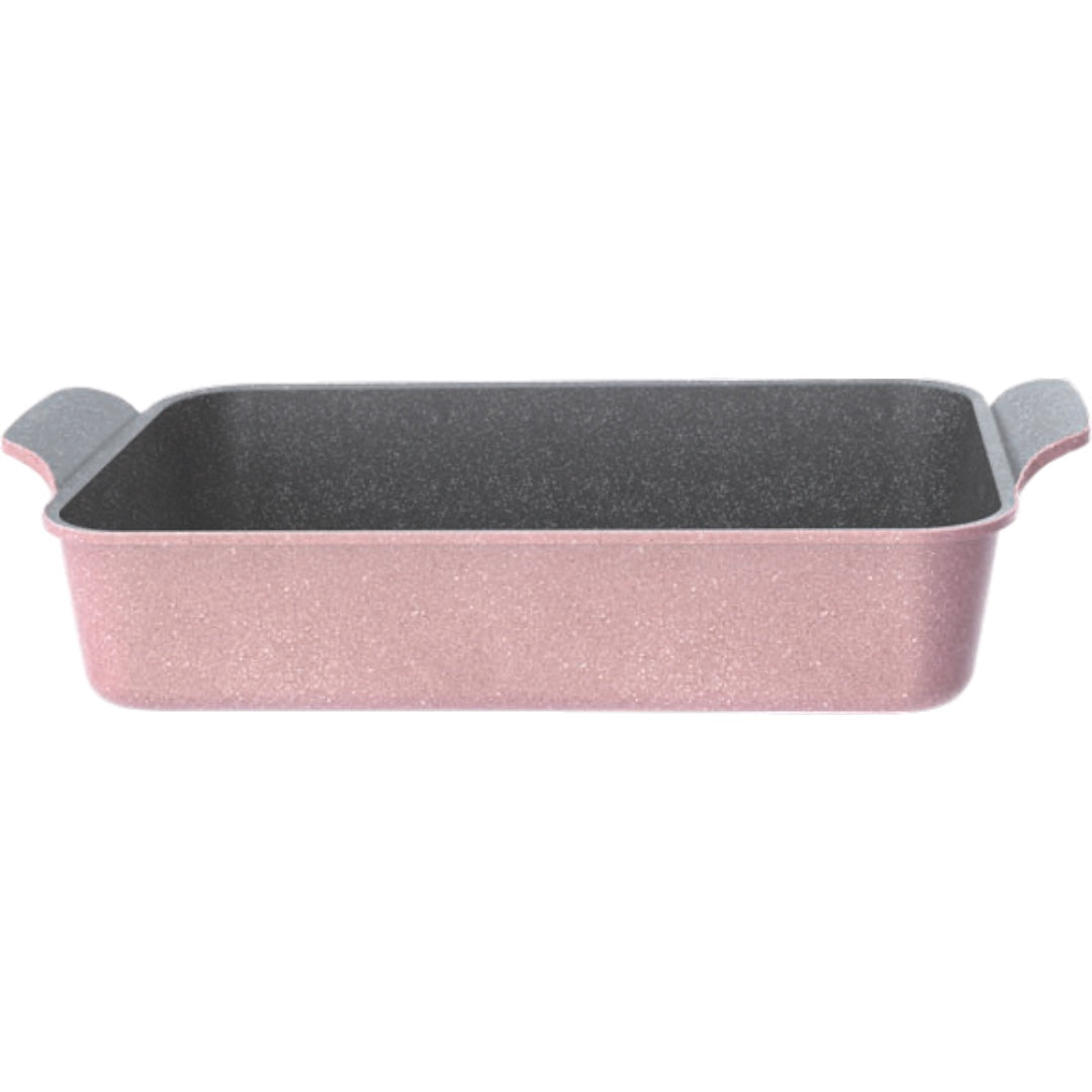 Neoflam Venn Medium Roaster 35 x 21cm Pink Marble