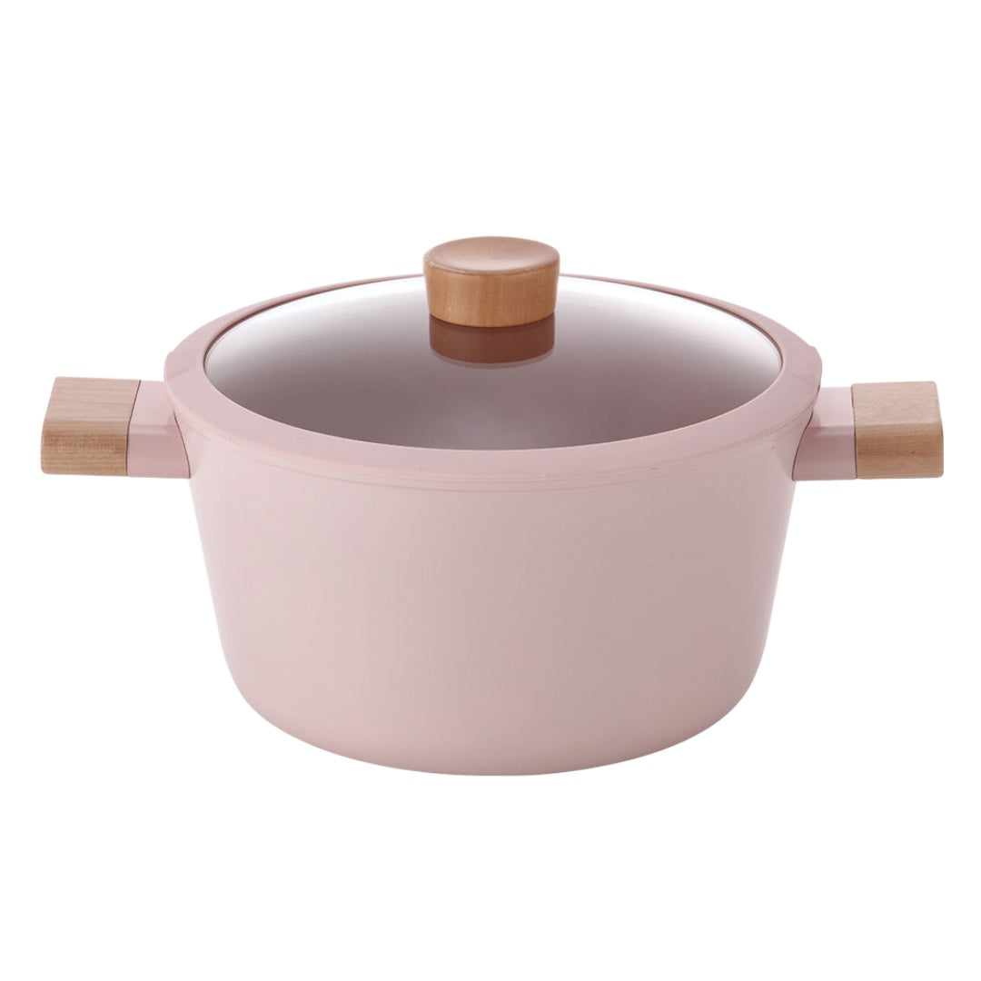 Neoflam Blossom 24cm Induction Stockpot Pink