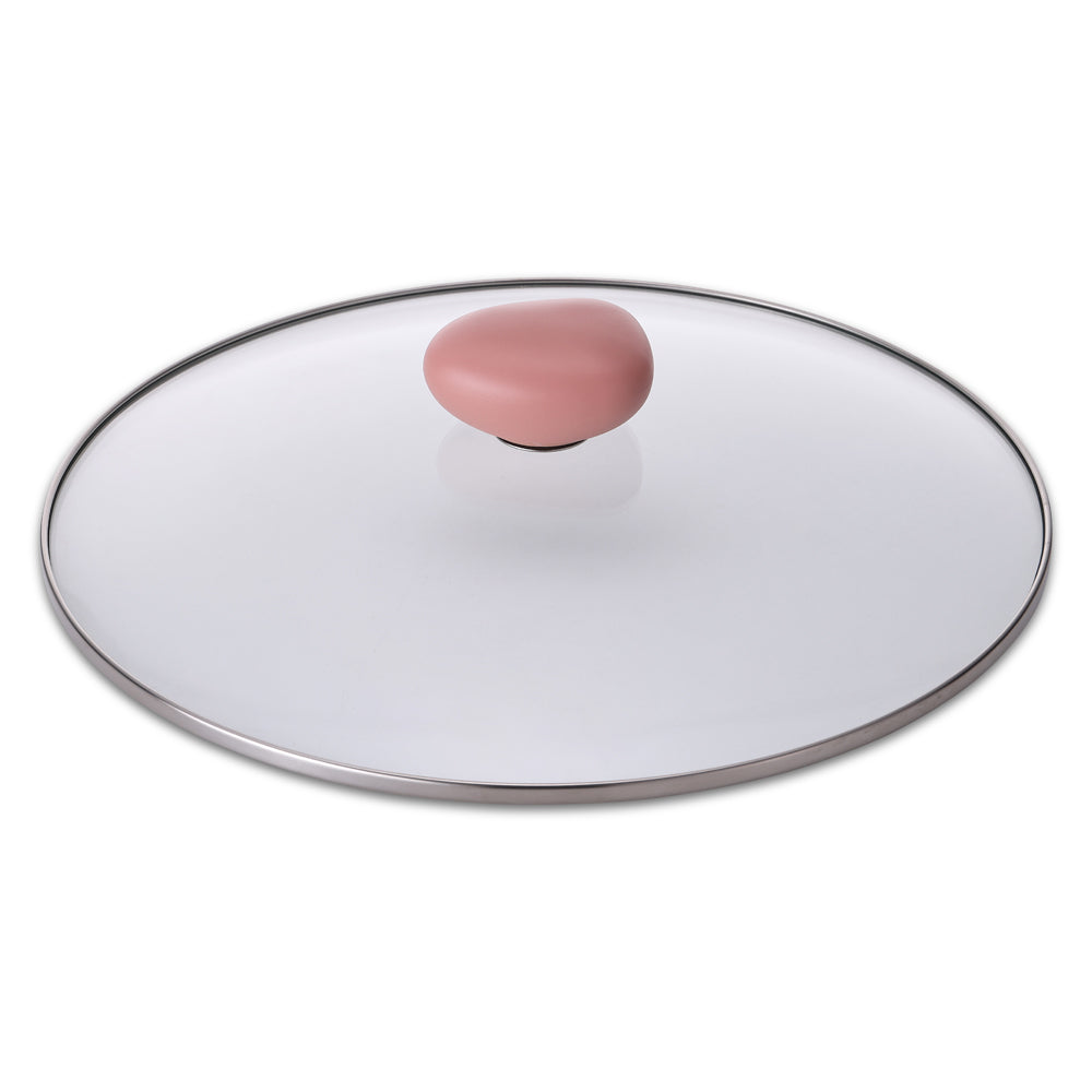 Neoflam Divided 30cm casserole 5.8L Induction with divided steamer Pink