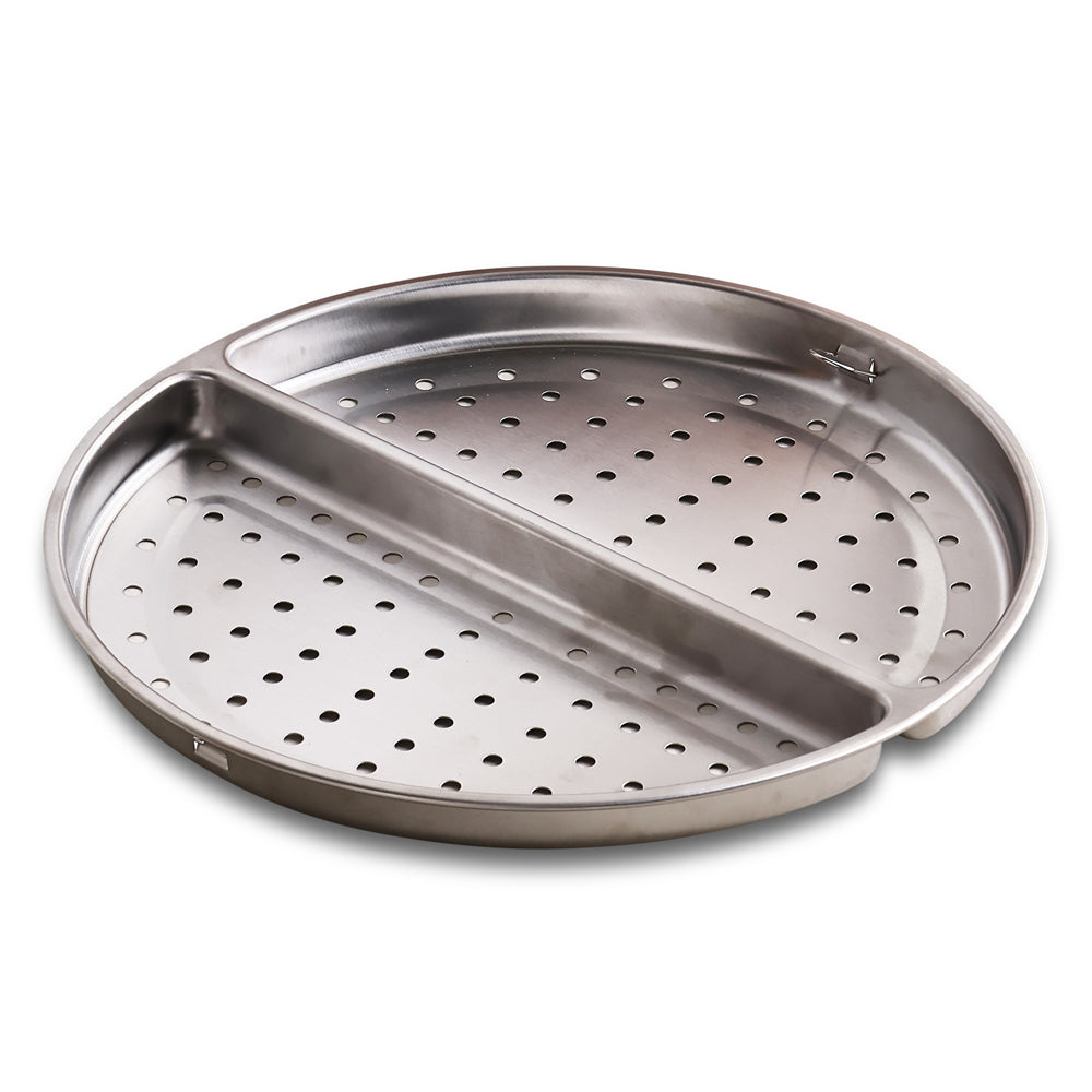 Neoflam Divided 30cm casserole 5.8L Induction with divided steamer Pink