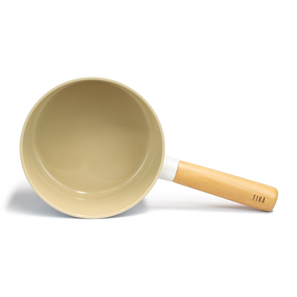 Neoflam Fika 18cm Saucepan Induction with Glass lid and silicon rim