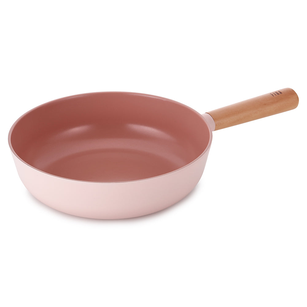 Neoflam Fika 26cm Wok Induction Pink