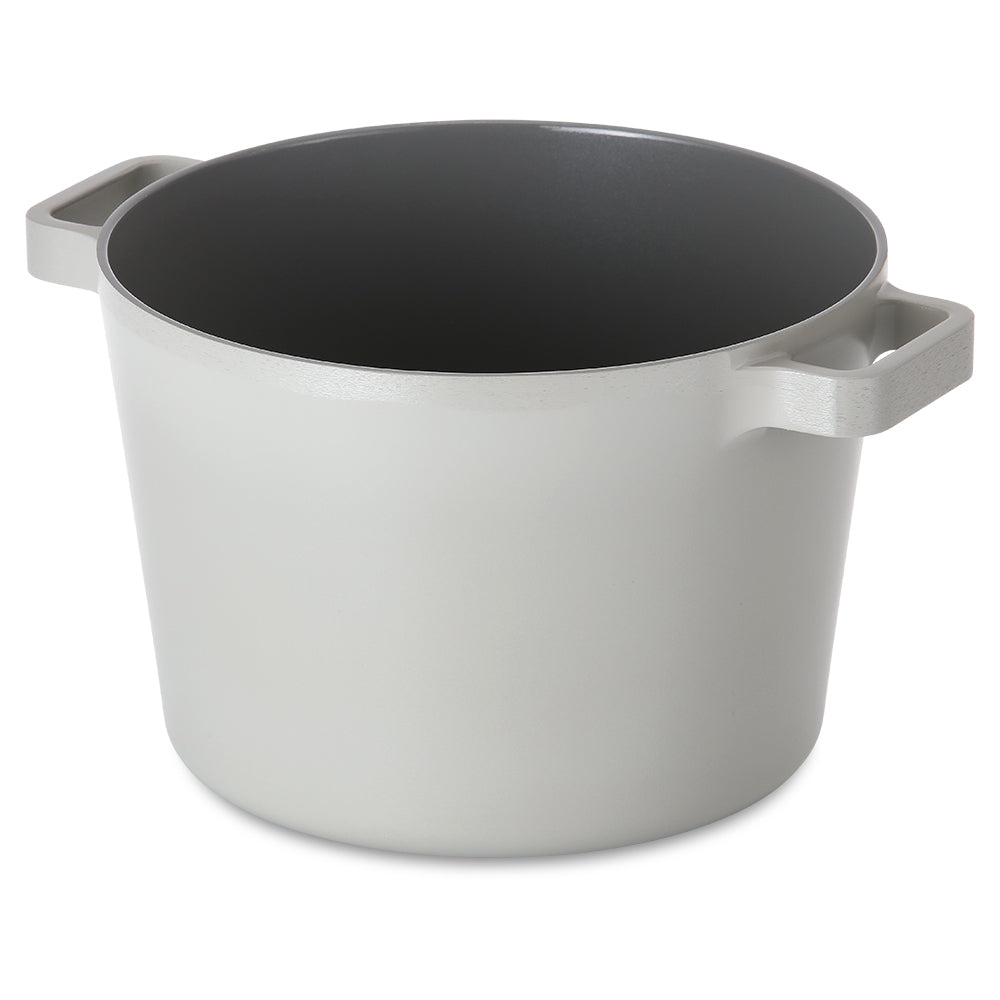 Neoflam Fika Reserve 22cm Deep Stockpot Induction with Silicon Rim Glass lid  Midnight Green