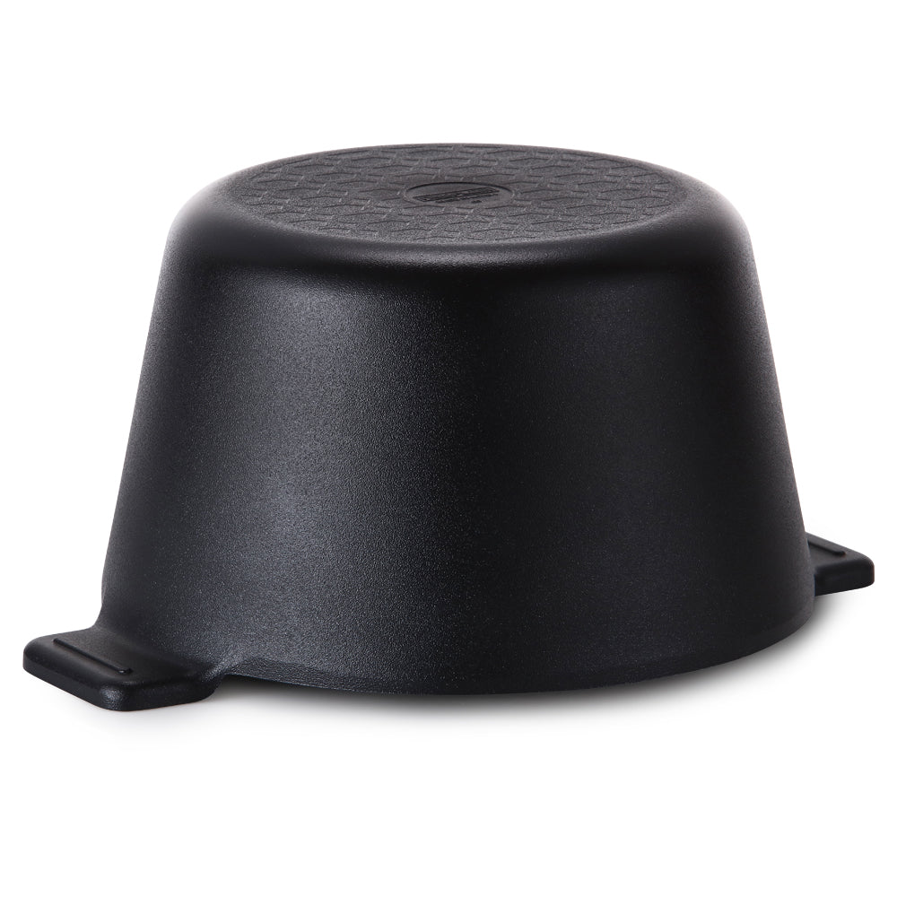 Neoflam Vulcan 26cm Deep casserole with glass lid Induction Black