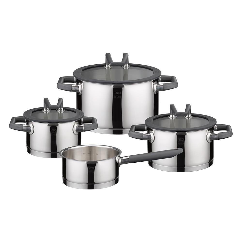 Elo Black Pearl 4-Piece Cookware Set