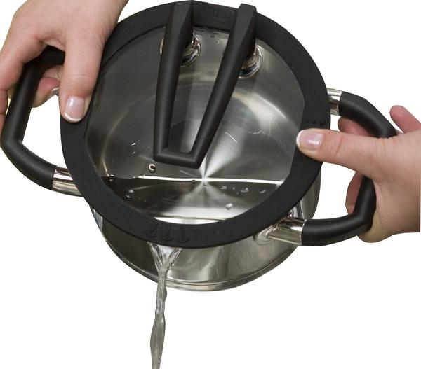 Elo Black Pearl High Casserole with Glass Lid – 24cm