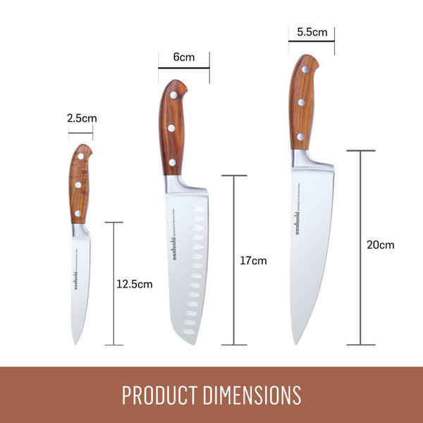 Essteele Accessories 3Pc Knife Set