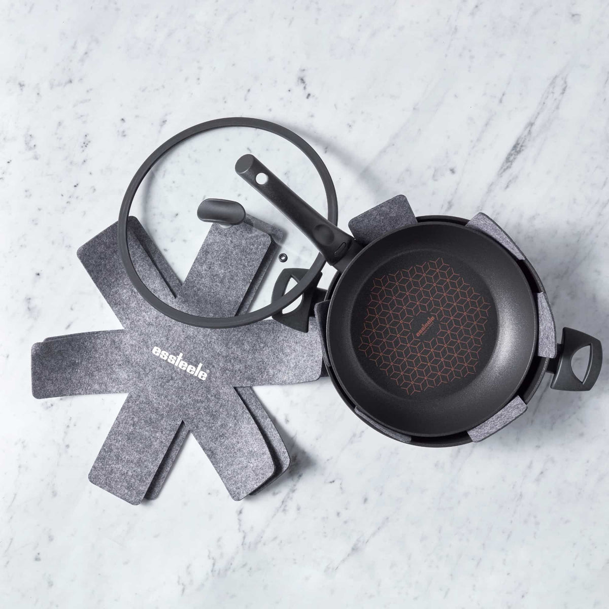 Essteele Accessories Felt Pan Protectors 3Pk
