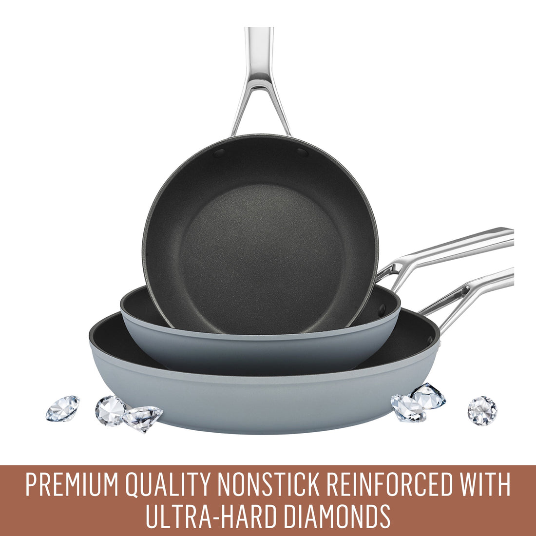 Essteele Per Bellezza Nonstick Induction 5 Piece Cookware Set Grey
