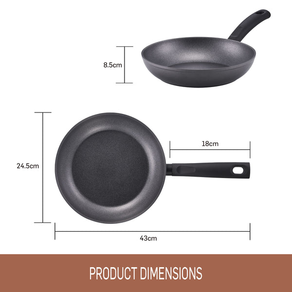 Essteele Per Benessere Ceramic Nonstick 24cm Open French Skillet