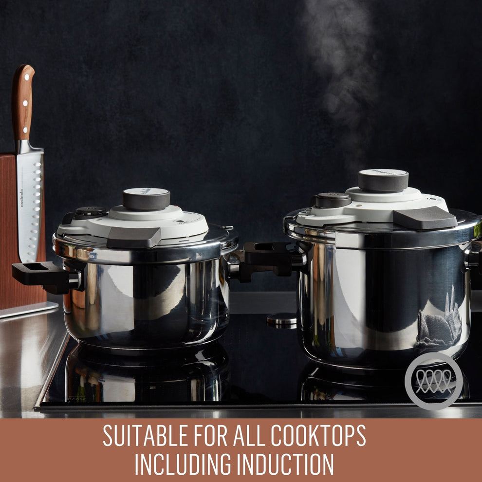 Essteele Per Velocita Facile Stainless Steel 6L/22cm Pressure Cooker