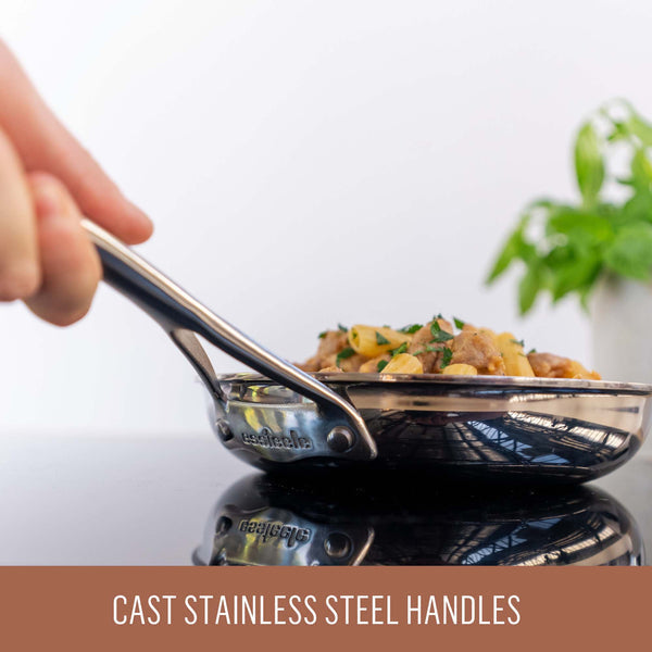 Essteele Eternita Stainless Steel 26cm Open French Skillet