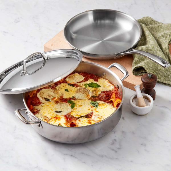 Essteele Eternita Clad Stainless Steel Induction 2 Piece Cookware Set