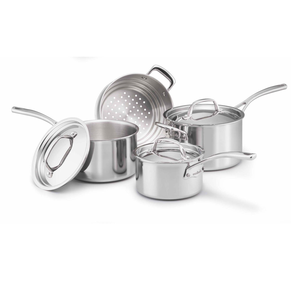 Essteele Eternita Clad Stainless Steel Induction 4 Piece Cookware Set