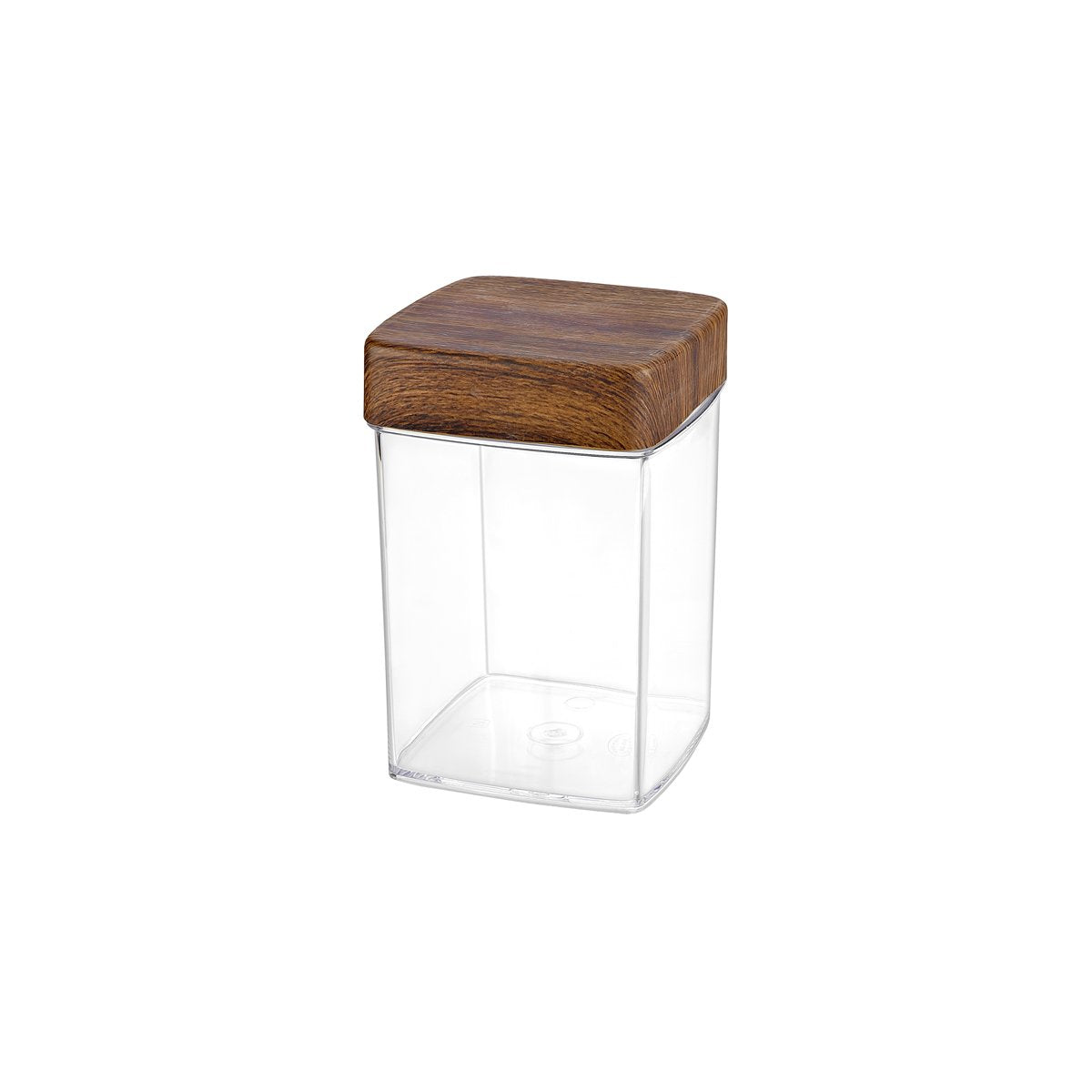 Evelin Square Canister with Lid 120x120x180mm