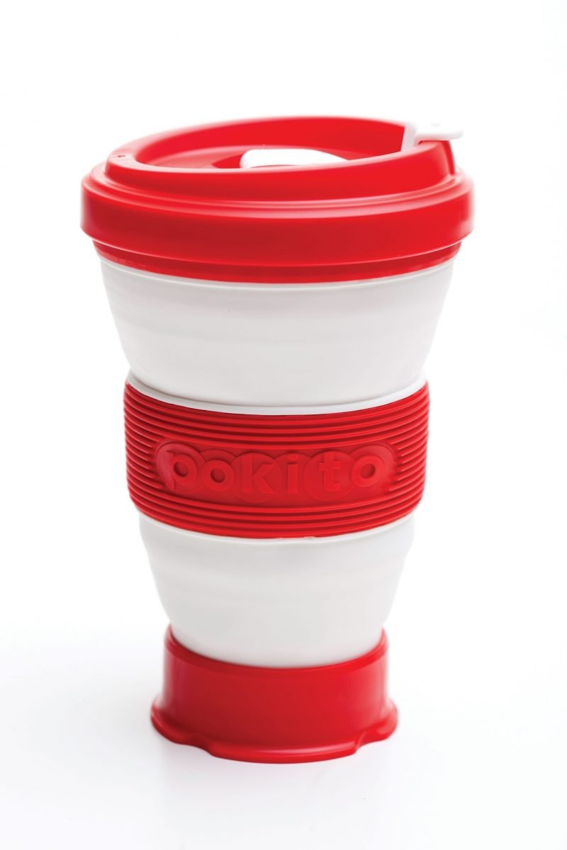 Evo Eco-Friendly Collapsible Cup Cherry (Single)