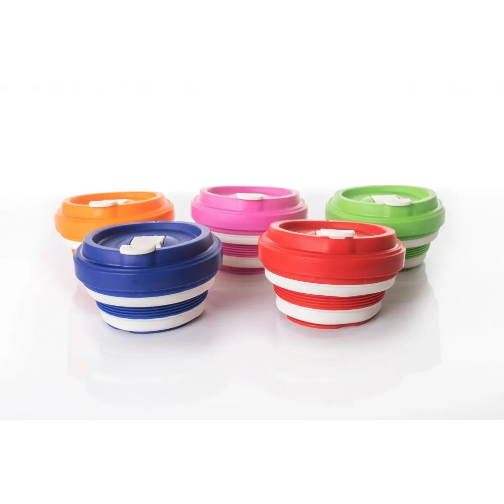 Evo Eco-Friendly Collapsible Cup Lime (Single)