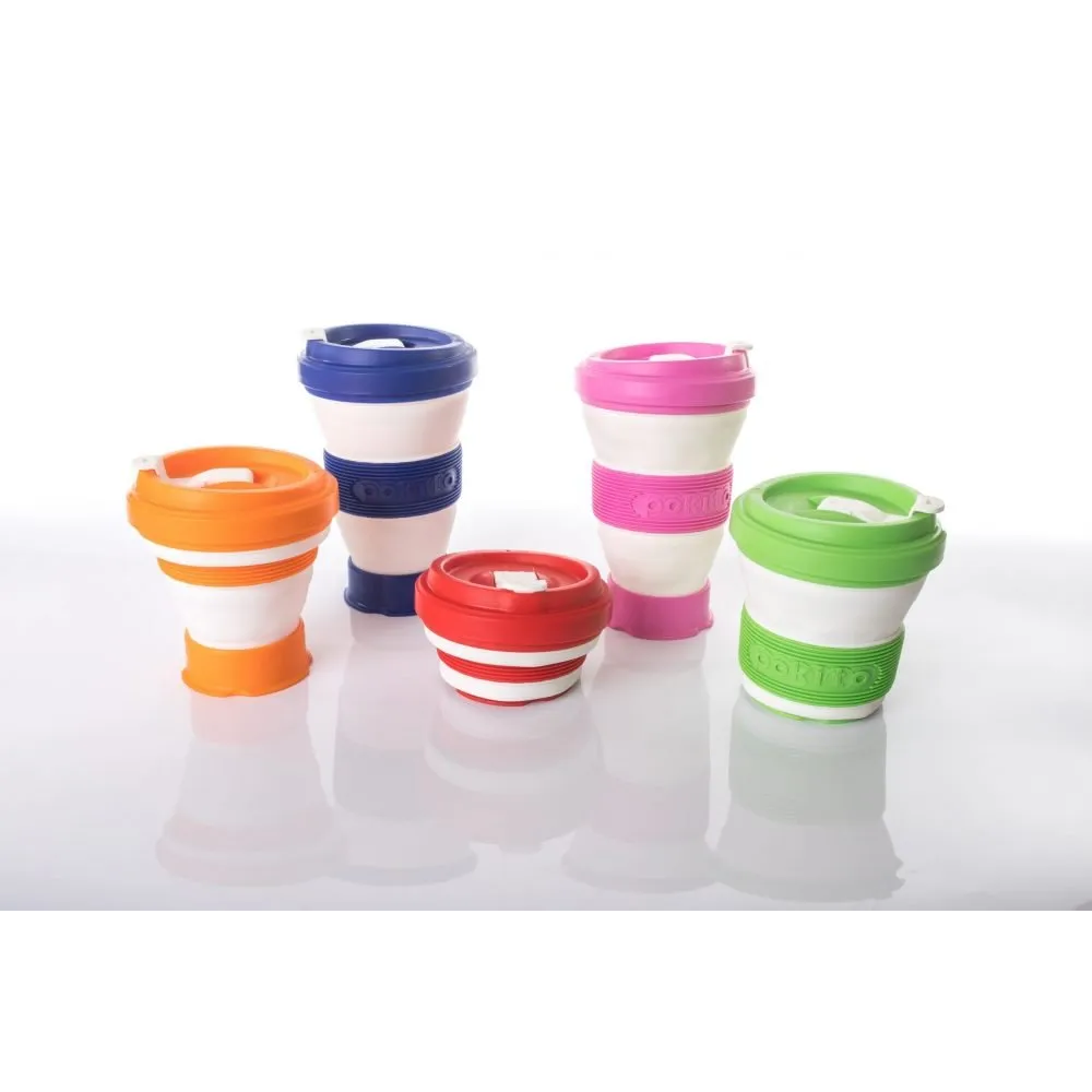 Evo Eco-Friendly Collapsible Cup Lime (Single)